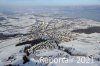 Luftaufnahme Kanton Zug/Rotkreuz/Rotkreuz im Schnee - Foto Rotkreuz ZG 6040